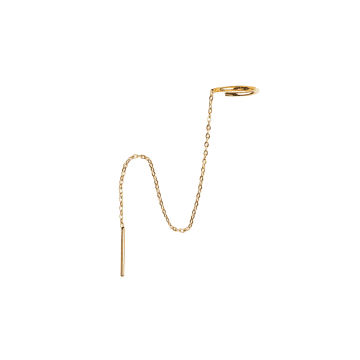 Shop April Please Mono-buer Fine Chain In Recycled Gold Plated Ferdinand