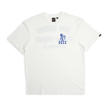 Shop Deus Ex Machina Old Town Short-sleeved T-shirt (vintage White)