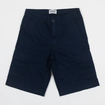 Shop Jack & Jones Cole Cargo Shorts In Navy In Blue