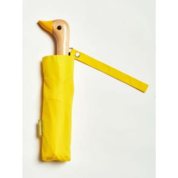 Shop Original Duckhead Signature Yellow Compact Eco-friendly Wind Resistant Umbrella