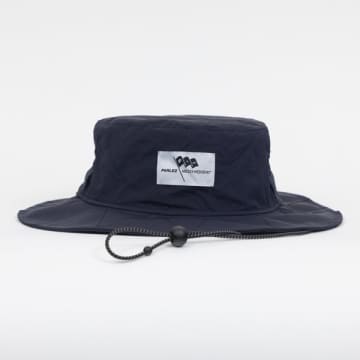 Shop Parlez X Messyweekend Bucket Hat In Navy In Blue