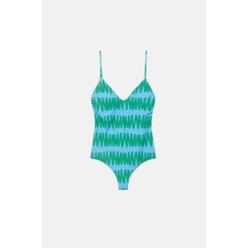 Shop Compañía Fantástica -striped Vibe Swimming Costume
