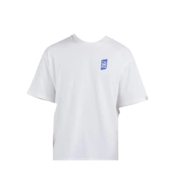Shop Replay Genderless Crew-neck T-shirt With 9zero1 Logo In Grey