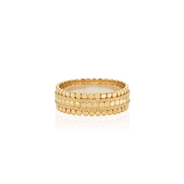 Anna Beck Scalloped Band Ring In Gold