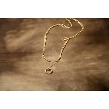 Shop Nkuku Khanti Necklace In Gold