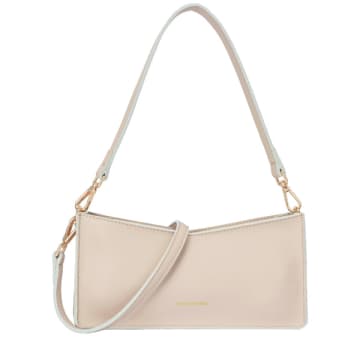 Shop Every Other 12003 V Top Crossbody Shoulder Bag In Taupe In Brown