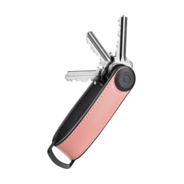 Shop Orbitkey Key Organizer Hybrid Leather Pastel Pink