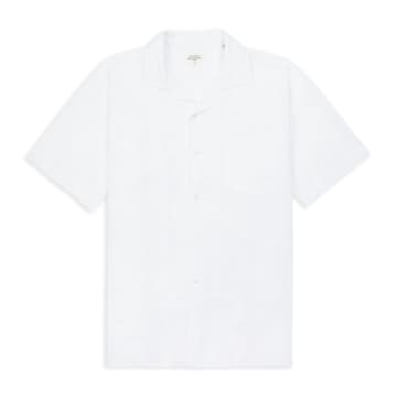 Hartford Palm Mc Short Sleeve Shirt In White