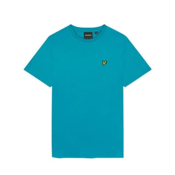 Shop Lyle & Scott Ts400vog Plain T Shirt In Leisure Blue
