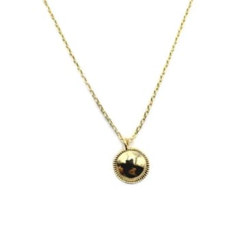 Shop Sixton London Dome Necklace In Red