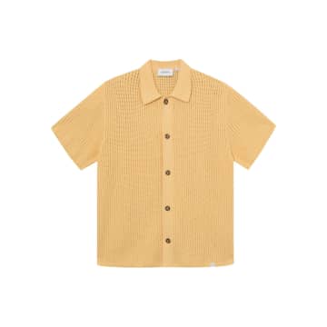Chemises Manches Courtes Gustavo Knit Shirt In Gold