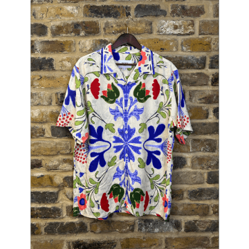 Wax London Didcot Short Sleeve Summer Shirt Multi Floral