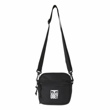 Shop Obey Small Messenger Bag (black)