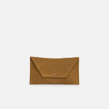 Shop Ann Kurz Bronzo Suede Leather Wallet