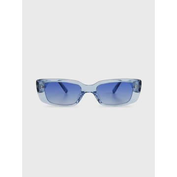 Shop Messy Weekend Grace Sunglasses In Blue