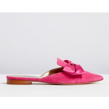 Shop Made The Edit Steph Bow Pink Bow Flat