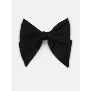 Shop Sui Ava Smooth Bow In Black
