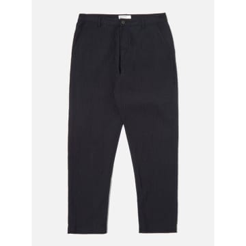 Shop Universal Works Pantalion Military Chino Ospina Dark Navy In Blue