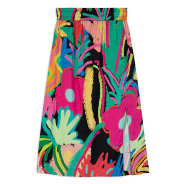 Shop Miss Pompom Holiday Skirt Jungle