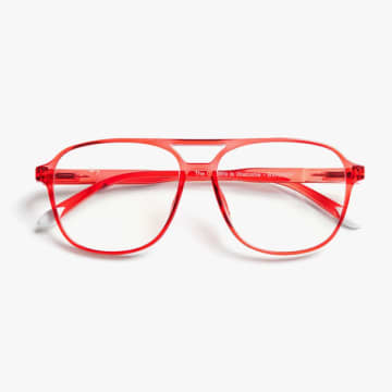 Barner | Brad | Blue Light Glasses | Glossy Radiant Red