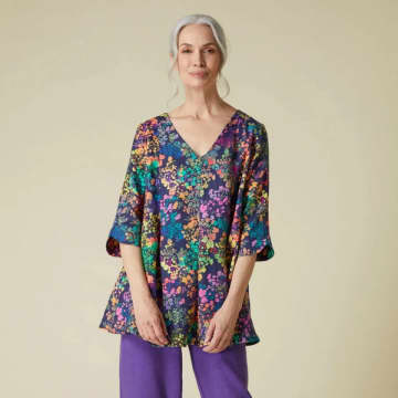 Shop Sahara Scattered Floral Linen Tunic