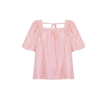 Shop Jovonna Fiamma Blouse In Pink