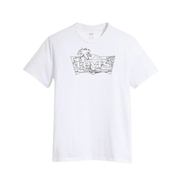 Shop Levi's T-shirt For Man 22491 1476 White