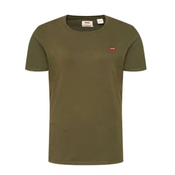 Shop Levi's T-shirt For Man 56605 0021 Green