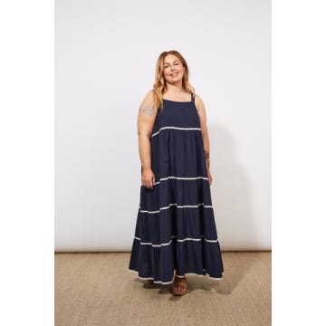 Shop The Kindred Co. Haven Oahu Tank Maxi Dress In Blue