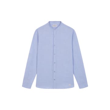 Shop Nowadays Zen Blue Linen Shirt