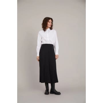 Shop Munthe Babe Slip Skirt In Black