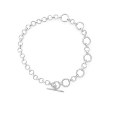 Shop Tutti & Co Ne536s Revive Necklace In Metallic