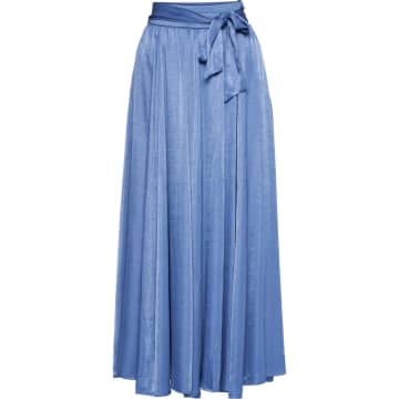 Shop Costa Mani Charly Skirt In Blue