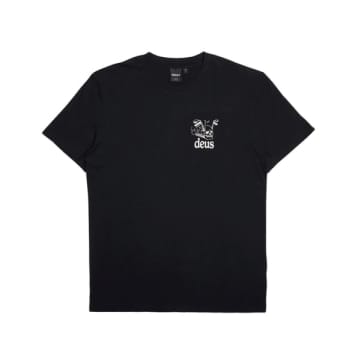 Shop Deus Ex Machina T-shirt For Man Dms241663c Black