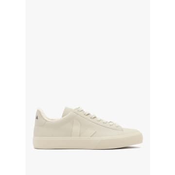 Shop Veja Womens Campo Fured Chromefree Leather Trainers In Pierre