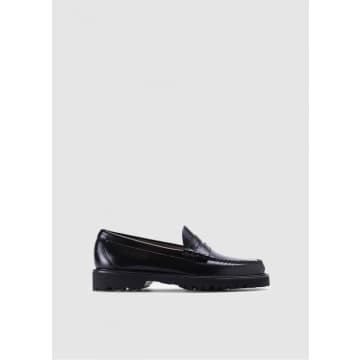 Shop G.h. Bass & Co Mens 90's Larson Penny Loafers In Black