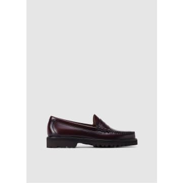Shop G.h. Bass & Co Mens 90's Larson Penny Loafers In Wine