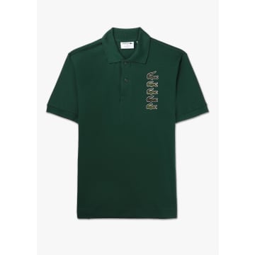 Shop Lacoste Men's Holiday Icons Polo Shirt In Green