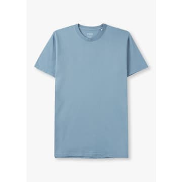 Shop Colorful Standard Mens Classic Organic T-shirt In Seaside Blue
