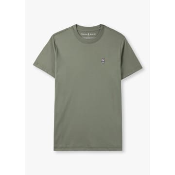 Shop Psycho Bunny Mens Classic Crew Neck T-shirt In Agave Green