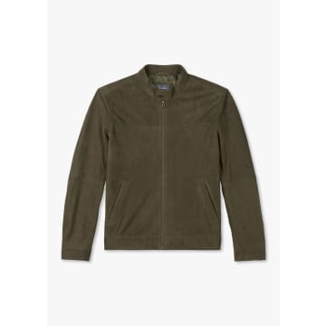 Shop Oliver Sweeney Mens Dimson Casual Jacket In Olive In Green