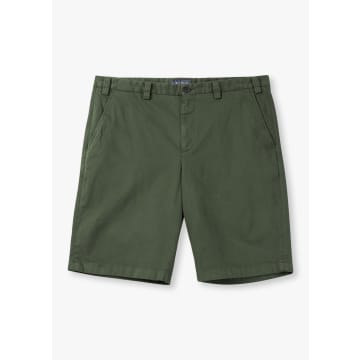 Shop Oliver Sweeney Mens Frades Chino Shorts In Olive Green