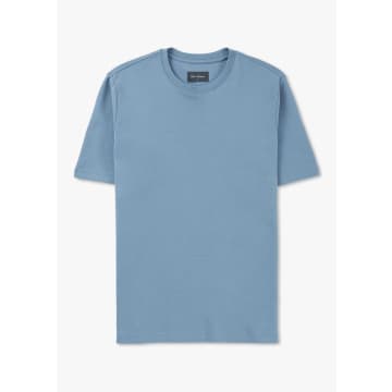 Shop Oliver Sweeney Mens Palmela Cotton T-shirt In Denim Blue