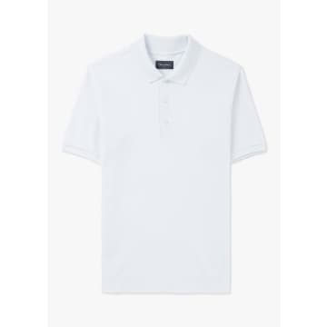 Shop Oliver Sweeney Mens Tralee Pique Polo Shirt In White