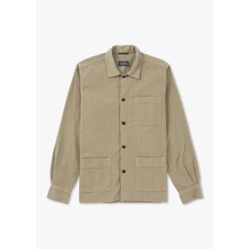 Shop Oliver Sweeney Mens Wicklow Overshirt In Taupe