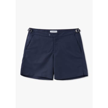 Shop Resort Co Mens Tailored Swim Shorts In Navy In Blue