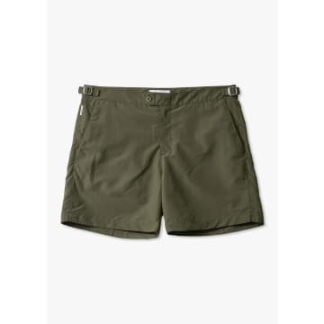 Shop Resort Co Mens Tailored Swim Shorts In Ivy Green
