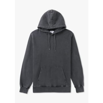 Shop Colorful Standard Mens Classic Hoodie In Faded Black