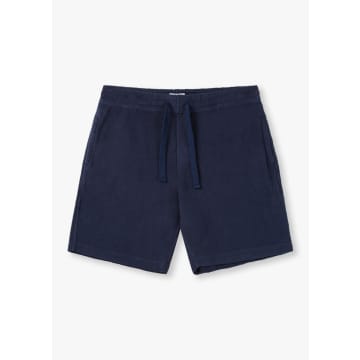 Shop Love Brand Mens Holmes Terry Short In Navy Blue
