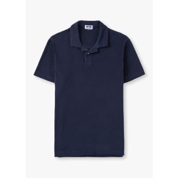 Love Brand Mens Powell Polo Shirt In Navy Blue